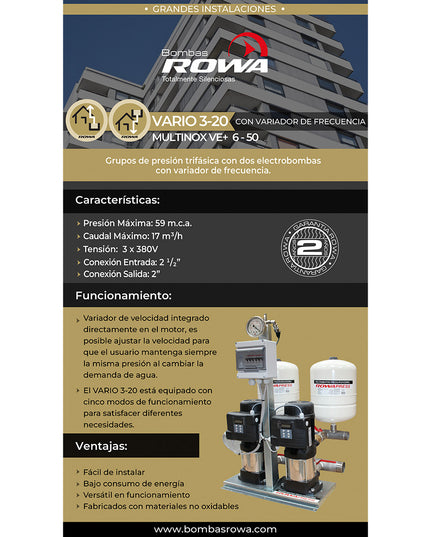 ROWA VARIO3-20 MULTINOX VE+ 6-50 (Trif.) 0024-0070