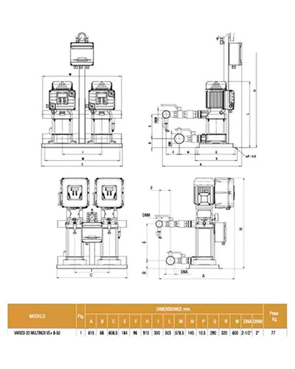 ROWA VARIO3-30 MULTINOX VE+ 8-50 (Trif.) 0024-0090