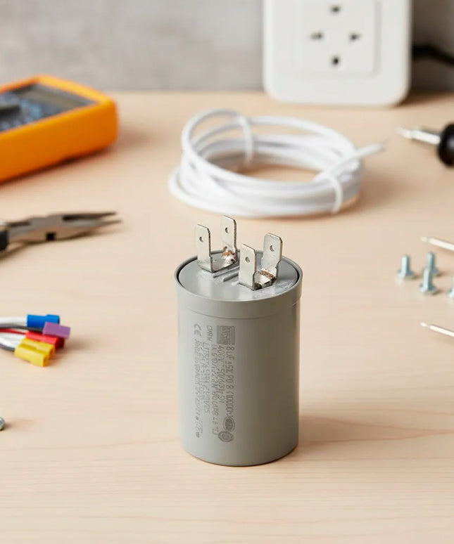 ROWA REPUESTO CAPACITOR 8 MF 400V 10000H C/TERMINAL 0853-0104