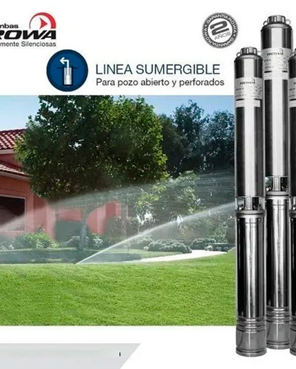 ROWA BOMBA SUMERGIBLE SUB 4RW 2/8G-M 0.5HP 220V 0023-0117