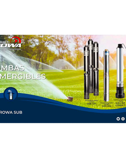 ROWA BOMBA SUMERGIBLE SUB 4RW 8/18G-T 0023-0120