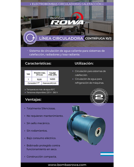 ROWA CALEFACCION 10/2 TRIF. 0001-0023