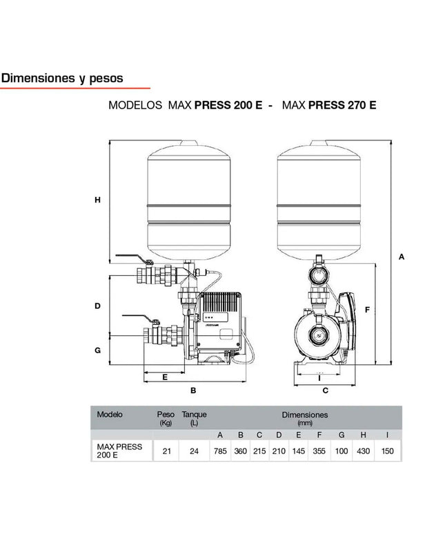 ROWA MAX PRESS 200 E - 100L 0005-0717