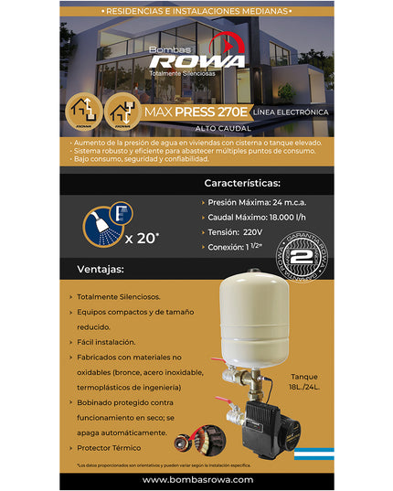 ROWA MAX PRESS 270 E - 200L 0005-0716