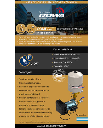 ROWA COMPACT PRESS 510 VF - T24 0005-0729