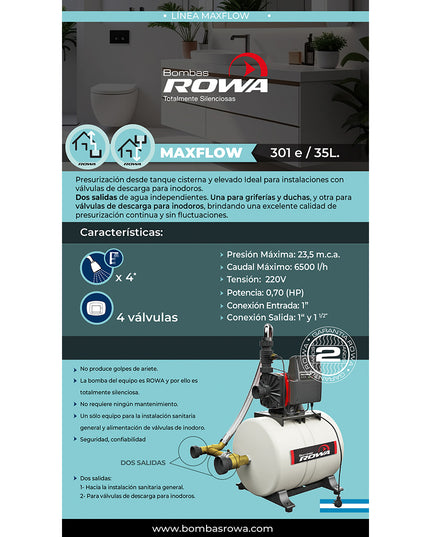 ROWA MAXFLOW 301 e 35L 0005-0732