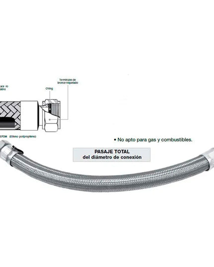 ROWA FLEXIBLE INOX. 1 50CM HM 0710-0022