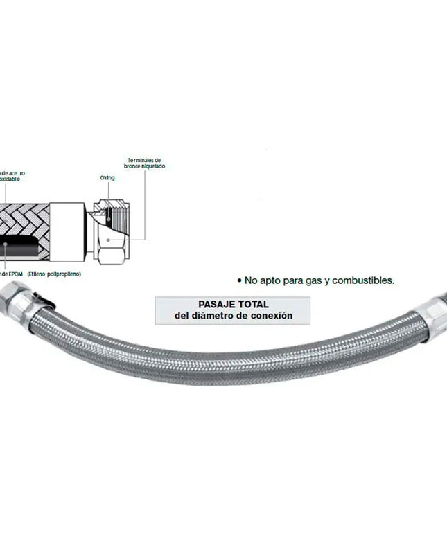 ROWA FLEXIBLE INOX 1 80CM HM 0710-0023