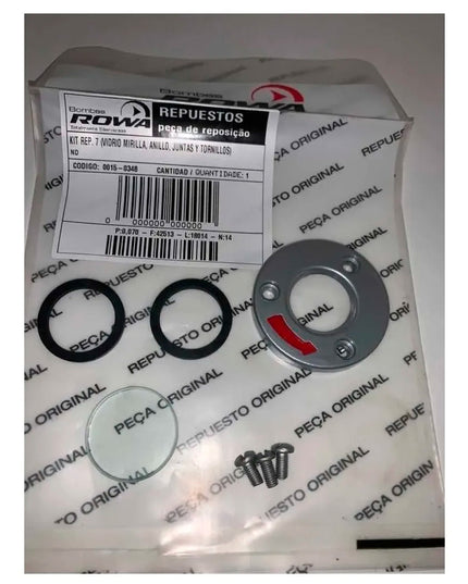 ROWA KIT REP 7 VIDRIO MIRILLA. JUNTAS. TORNIL Y ANILLO MIRI 0015-0348