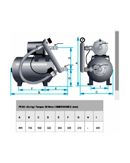 ROWA MAXFLOW 327 ME 50/60L 0005-0719