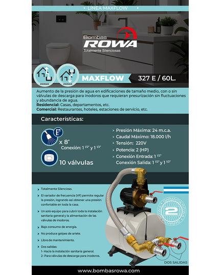 ROWA MAXFLOW 327 ME 50/60L 0005-0719