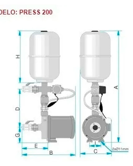 ROWA MAX PRESS 200 E - 24L 0005-0705