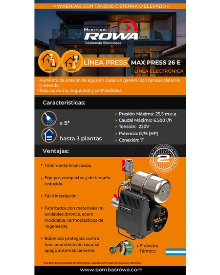 ROWA MAX PRESS 26 E 0005-0595