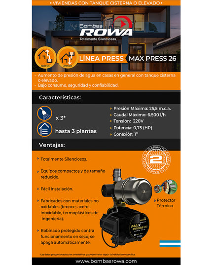 ROWA MAX PRESS 26 0005-0265