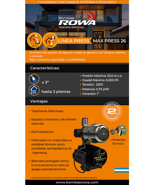 ROWA MAX PRESS 26 0005-0265