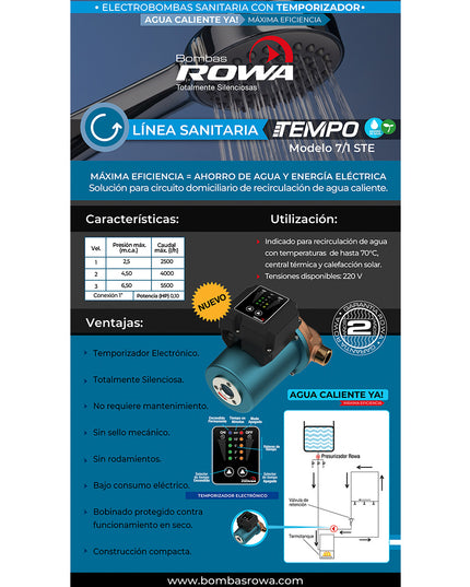 ROWA TEMPORIZADOR 7/1 STE 0002-0490