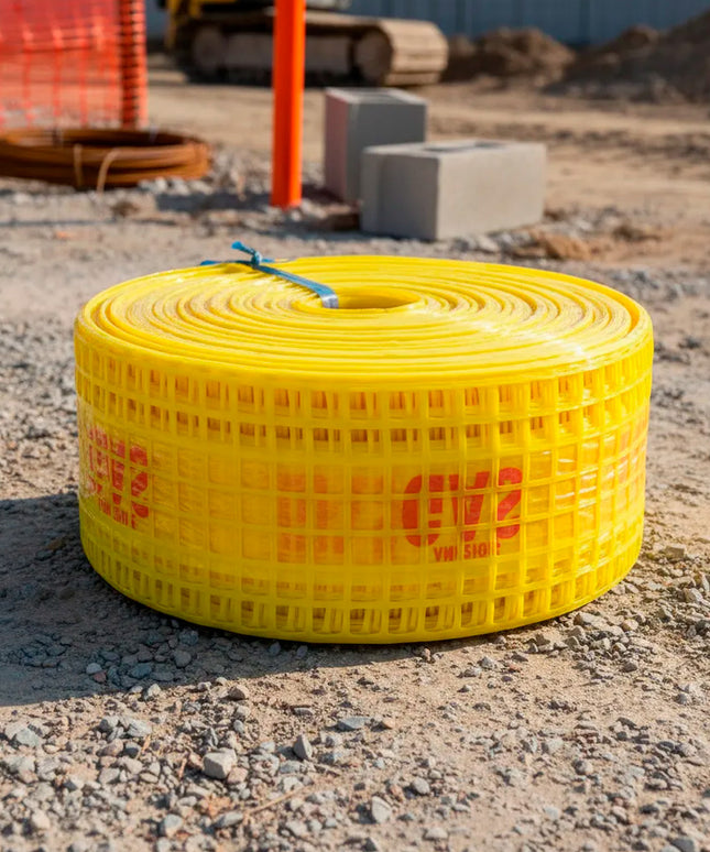 Si Stock Malla De Advertencia A 300mm X Rollo 06-401200300
