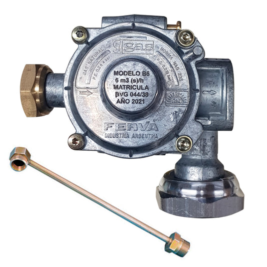 SI REGULADOR B6 C/FLEXIBLE CORTO  06-500006001