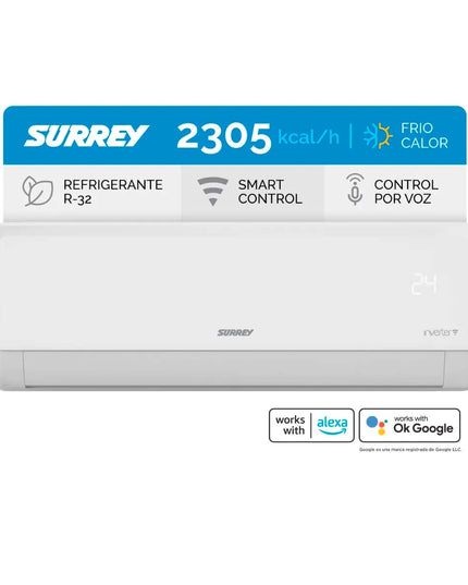 Surrey Aire Acondicionado Split Inverter 2305 Frigorías Smart Frío/calor Pr-553piq09n81f