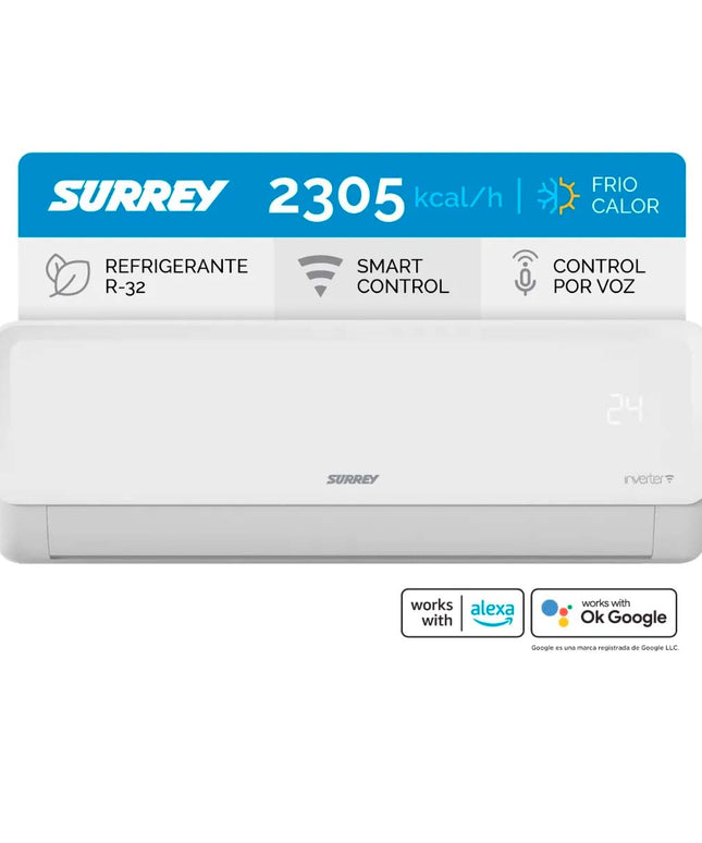 Surrey Aire Acondicionado Split Inverter 2305 Frigorías Smart Frío/calor Pr-553piq09n81f