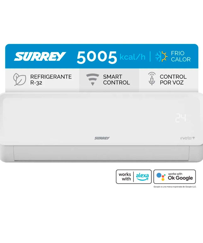 Surrey Aire Acondicionado Split Inverter 5005 Frigorías Smart Frío/calor 553piq18n81f