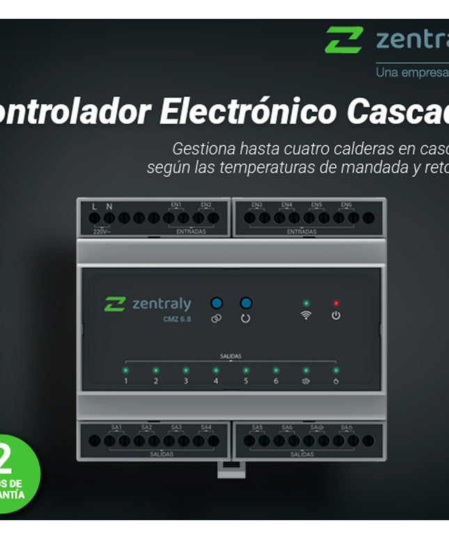 ZENTRALY CONTROLADOR ELECTRONICO CASCADA CCZ 4.4 10001885
