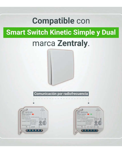 ZENTRALY LLAVE SIMPLE KINETIC ZTLKSE01 10001894