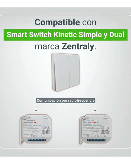 ZENTRALY LLAVE DOBLE KINETIC ZTLKSE02 10001895