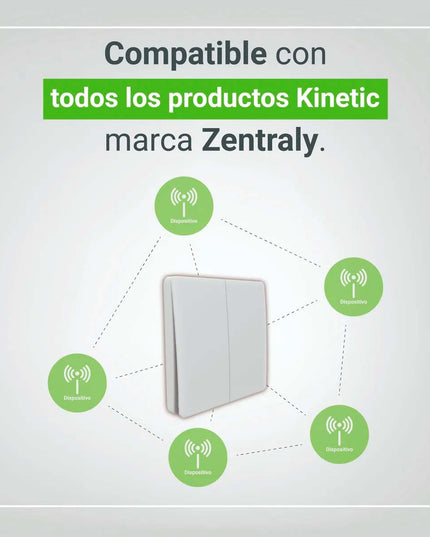 ZENTRALY LLAVE DOBLE KINETIC ZTLKSE02 10001895