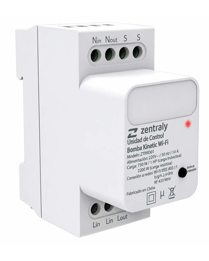 ZENTRALY UNIDAD CONTROLADORA DE BOMBA KINETIC WIFI 10002031</p><p>